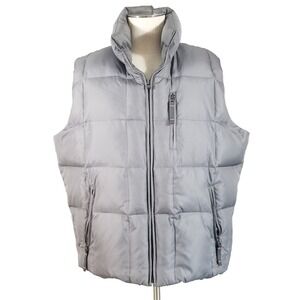 Weatherproof Puffer vest men's XL extra large Gray outdoor